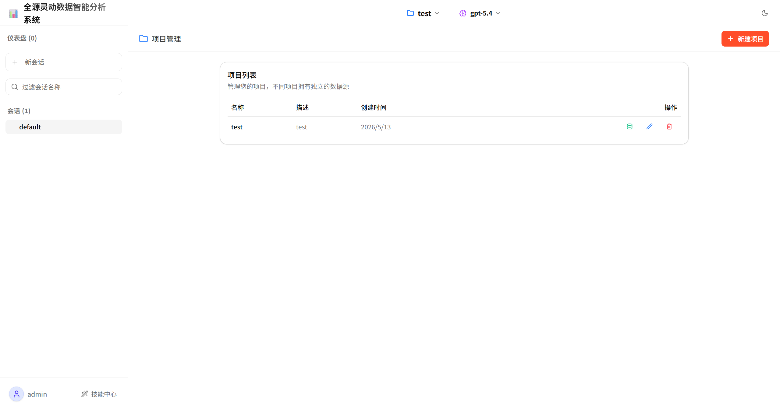 DataClaw 全源灵动AI数据分析平台:自然语言问数、自动图表与报告 截图 3